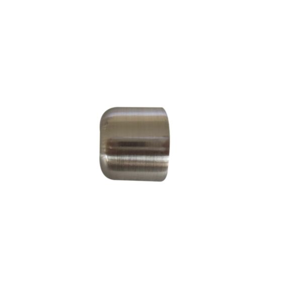 2 Embouts Barre Rideaux Bouchon Ø20mm Chromé Brossé - INVENTIV