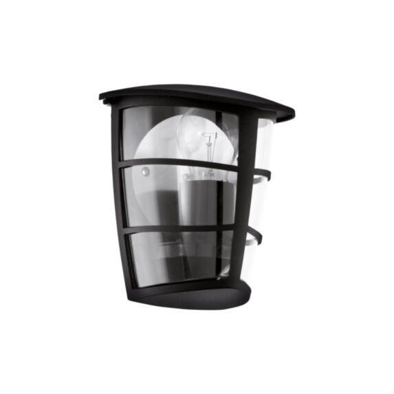 Demi applique Inari noir E27 60W - INVENTIV