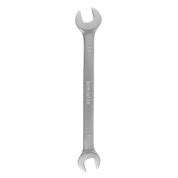 Clé plate 10/11mm chrome vanadium - INVENTIV