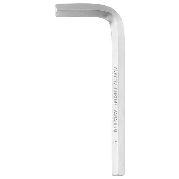 Clé allen 9mm chrome vanadium - INVENTIV