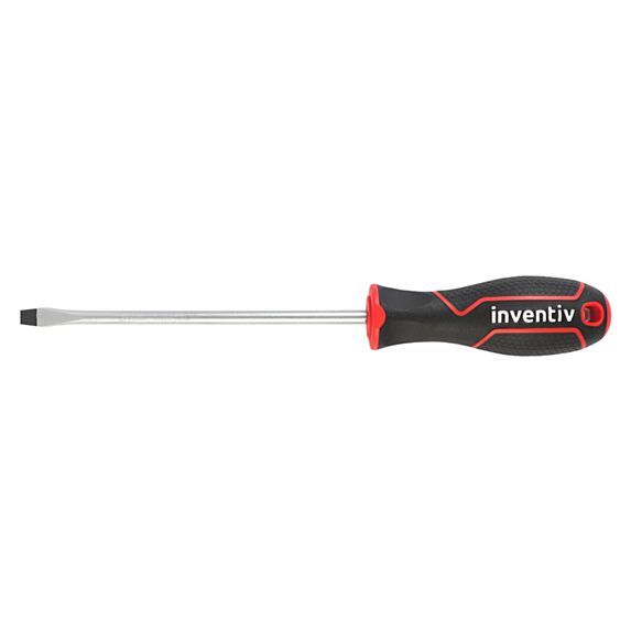 Tournevis plat mécanicien 8x150mm chrome vanadium - INVENTIV