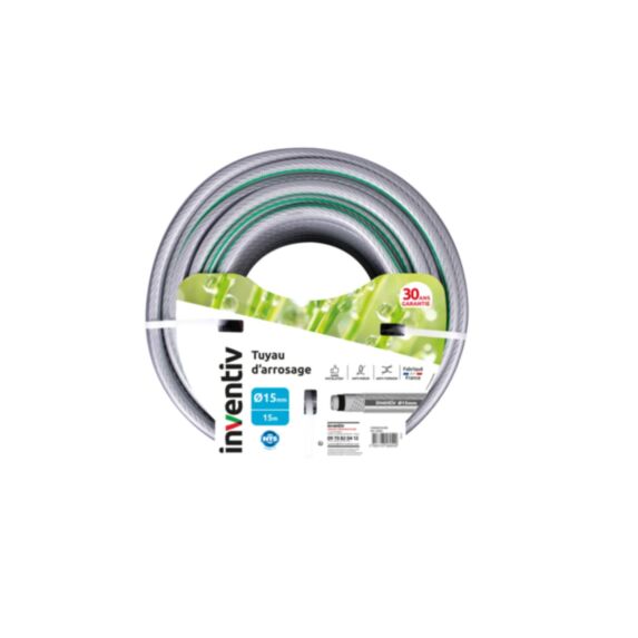 Tuyau arrosage MBTY3 Ø15mm en 15m - INVENTIV