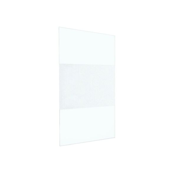 Paroi de douche verre sérigraphié 140cm - INVENTIV
