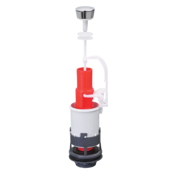 Mécanisme chasse d'eau simple chasse à bouton-poussoir MP - INVENTIV