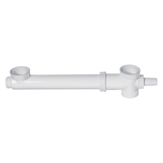 Tubulure de raccordement d'évier 2 bacs - INVENTIV
