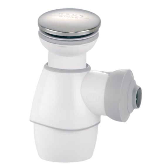 Ensemble Siphon et bonde quick-clac de lavabo sans trop-plein- INVENTIV