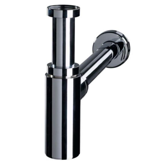 Siphon de lavabo design en laiton chromé - INVENTIV