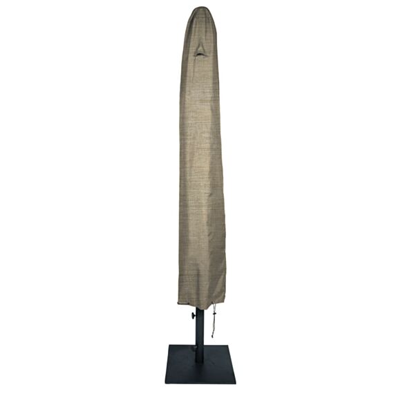Housse parasol 57x23x210cm beige - INVENTIV