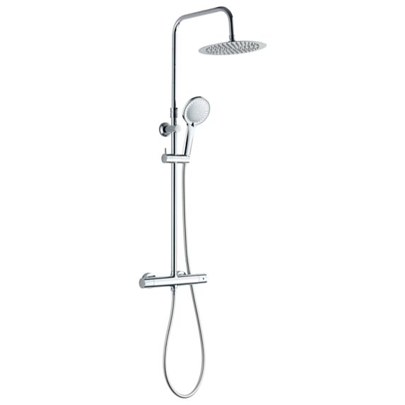 Colonne de douche thermostatique LOMI chromée - INVENTIV