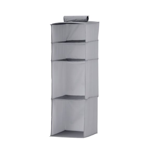 Etagère vêtement 4 cases à suspendre H.94x30x30cm - INVENTIV