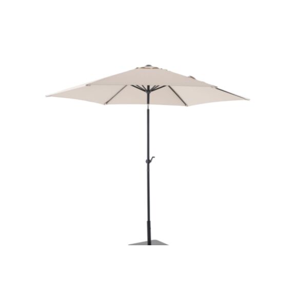 Parasol droit Ø3m aluminium beige chine - INVENTIV
