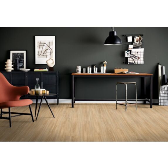 Parquet stratifié Epicéa 129,2x19,3cm bois blonds 8mm - INVENTIV
