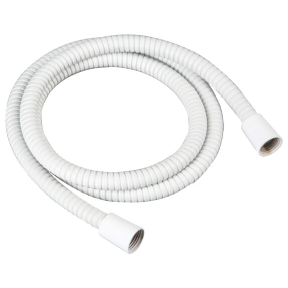 Flexible de douche Blanc mat PVC 1,75 m - INVENTIV