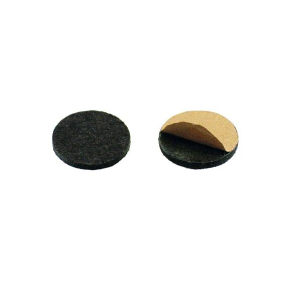 Set de 20 patins Ø17 mm feutre marron - INVENTIV