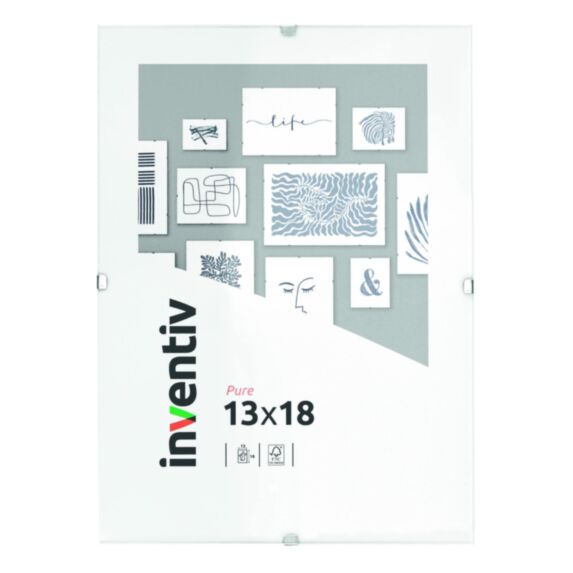 Cadre sous-verre 13x18cm - INVENTIV