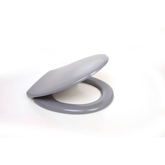 Abattant WC Thermodur Slowclip Inox Gris - INVENTIV