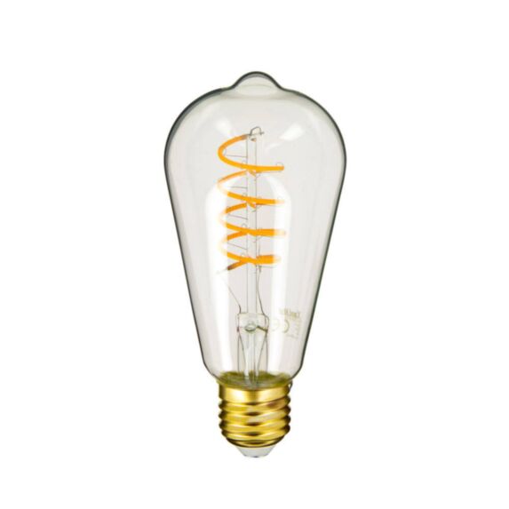 Ampoule Filament LED ST64 Edison E27 300Lm 28W 2200K Blanc chaud - INVENTIV