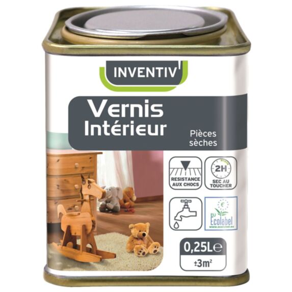 Vernis intérieur 0.25 L chêne clair - INVENTIV