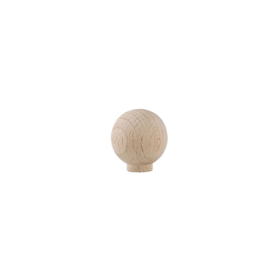 Bouton classique hêtre Ø30 brut - B BEAUTY