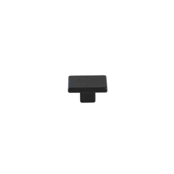Bouton meuble Contemporain Zamak Mat Noir 30x20x16mm - B BEAUTY