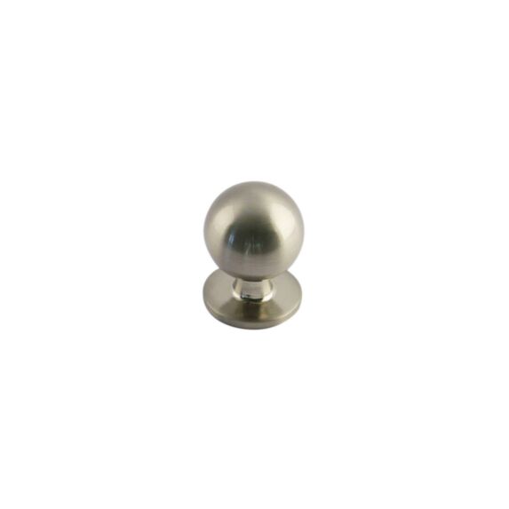 Bouton meuble New Zamak Brossé ø30 mm h40mm - B BEAUTY