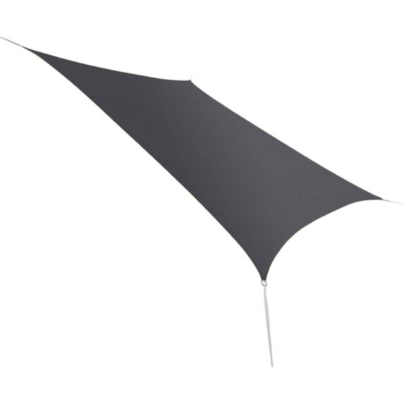 Voile ombrage rectangulaire Primo 3x2m Ardoise - INVENTIV