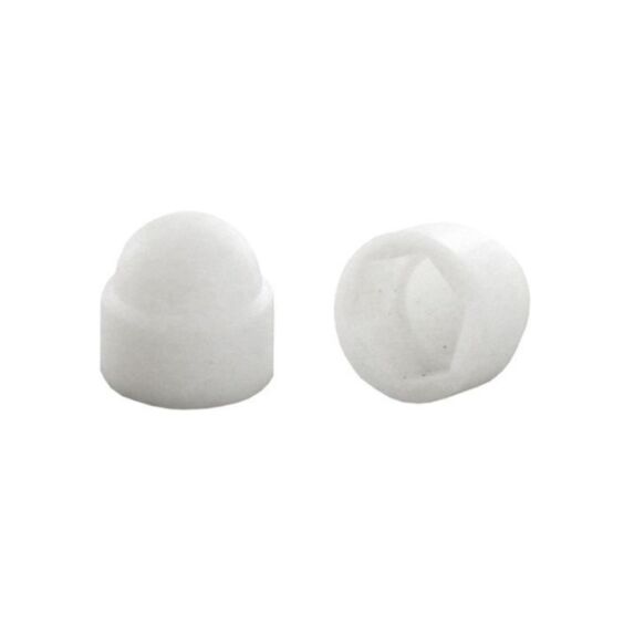 6 cache boulon tête hexagonale blanc plastique ∅6 - INVENTIV