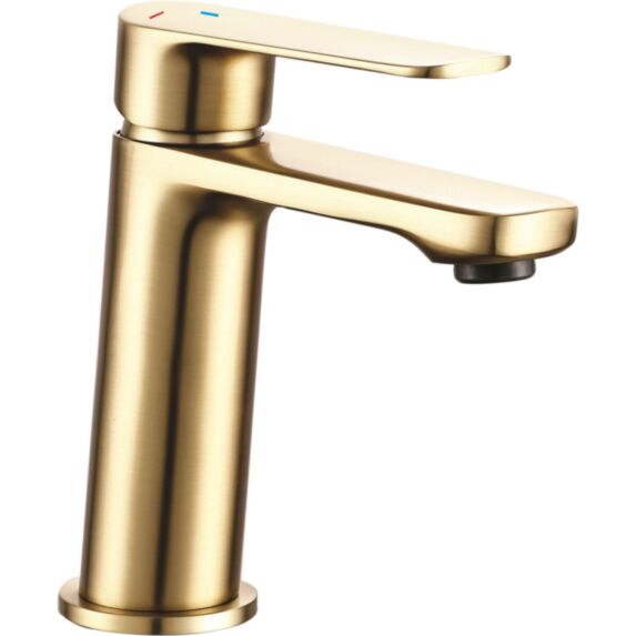 Mitigeur lavabo Bas Doble Laiton Brossé - INVENTIV