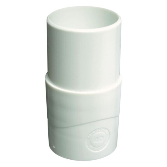 Embout mâle plastique pour équipement sanitaire Ø40 - INVENTIV