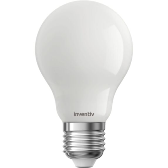 Ampoule filament Standard E27 verre opaque - INVENTIV