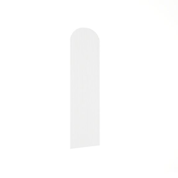 Vitre mobile pare baignoire verre trempé 6mm 34x135,6cm effet ondulé transparent - INVENTIV