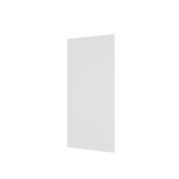 Verre strié 90x200cm 8mm - INVENTIV
