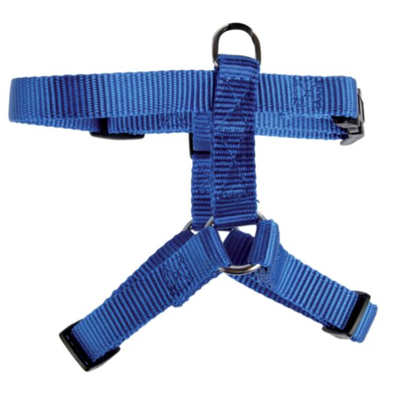 HARNAIS NYLON 25/35 CM BLEU