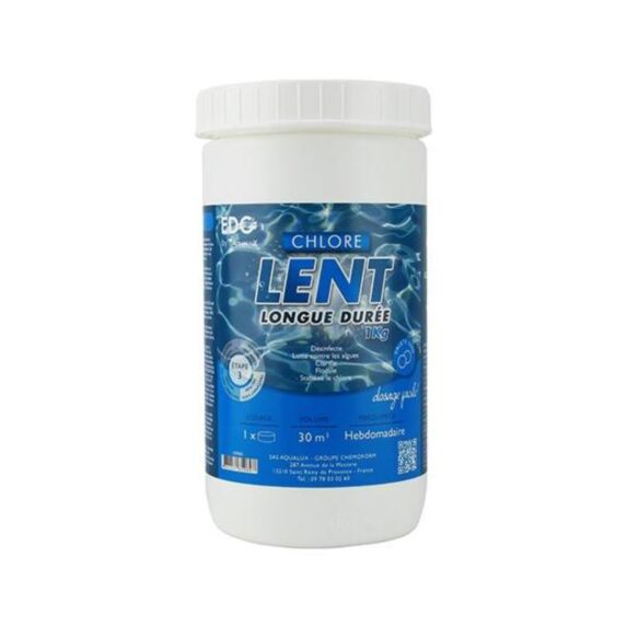 Pastilles chlore permanent 20g 1 kg - EDG by AQUALUX