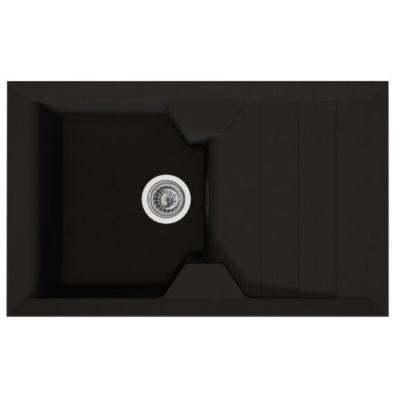 Evier 1 bac 81x50cm VICTORIA noir - DIADEM