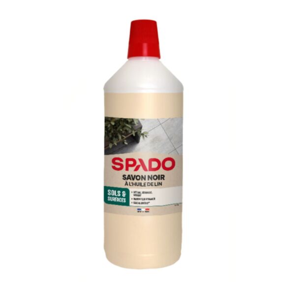 Spado savon noir à l'huile de lin  1 l