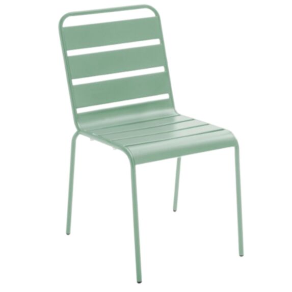 Chaise Palavas sans accoudoirs sauge - OVIALA