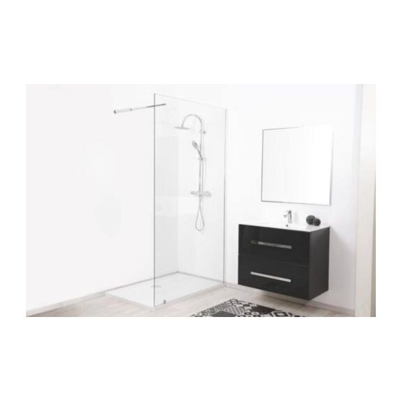 Receveur de douche à poser Bull 80x120x4cm Résine SMC Blanc