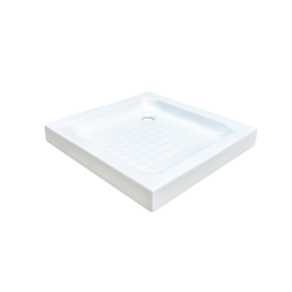 Receveur de douche Cera grès émaillé 70x70x9cm blanc