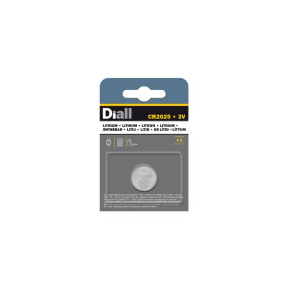 Pile bouton au lithium CR2025 3V - DIALL