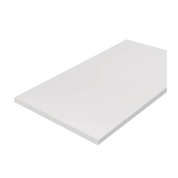 Plateau mélaminé blanc 120x80x1,8cm