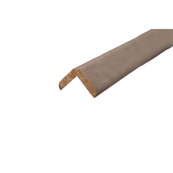 Baguette d'angle à fixer Bois Brut 1,4x1,4cmx2,4m