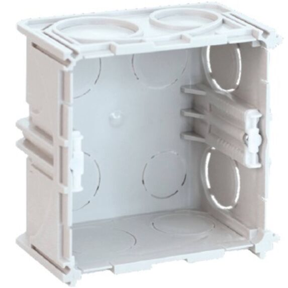 Boîte d'encastrement pour maçonnerie à vis 75x75x40mm