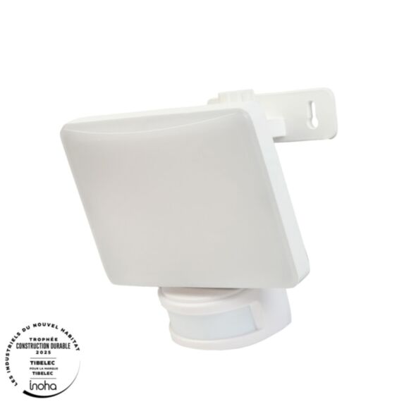 Projecteur LED 20W full screen blanc IFR IP65 - TIBELEC