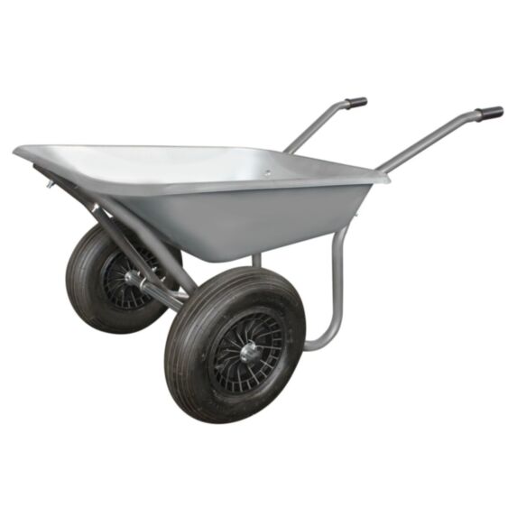 Brouette jardin 100L galva 2 roues gonflables - ALTRAD