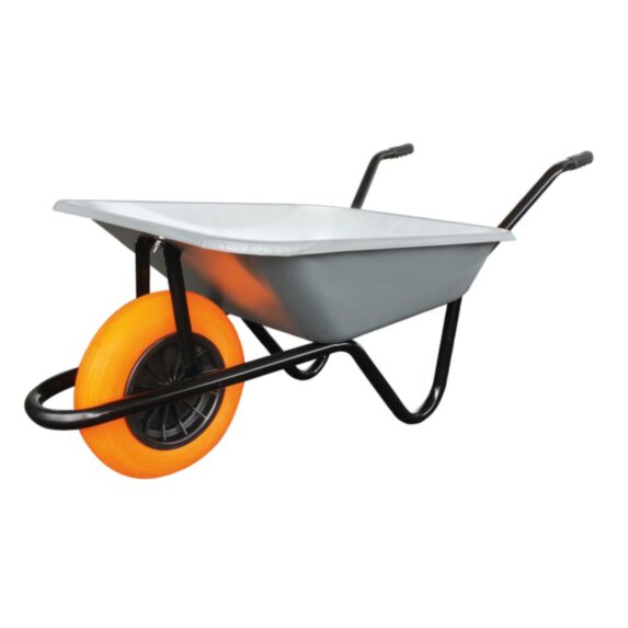 Brouette polyvalente avec 1 roue increvable 100L galvanisé  - ALTRAD
