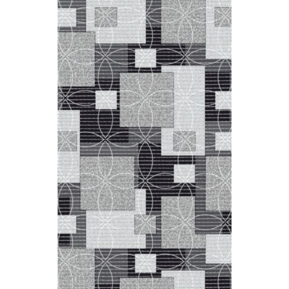 Rouleau mousse ajouré smarty fleuri argente - 15 x 0,65 m 