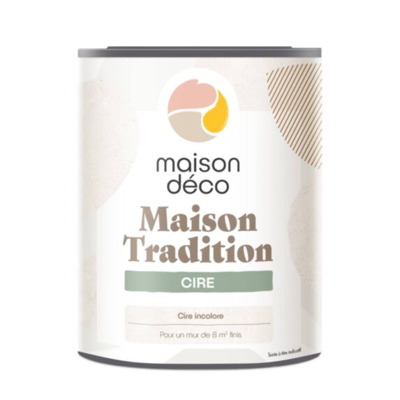 Cire Maison Tradition incolore 1L - MAISON DECO