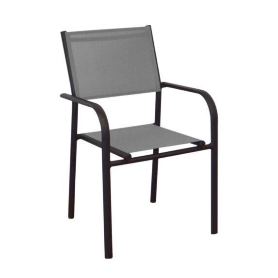 Fauteuil Duca graphite/perle - PRO LOISIRS