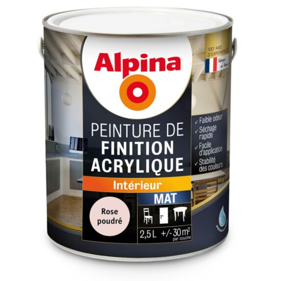ACRYLIQUE MAT ROSE POUDRE 2.5L
